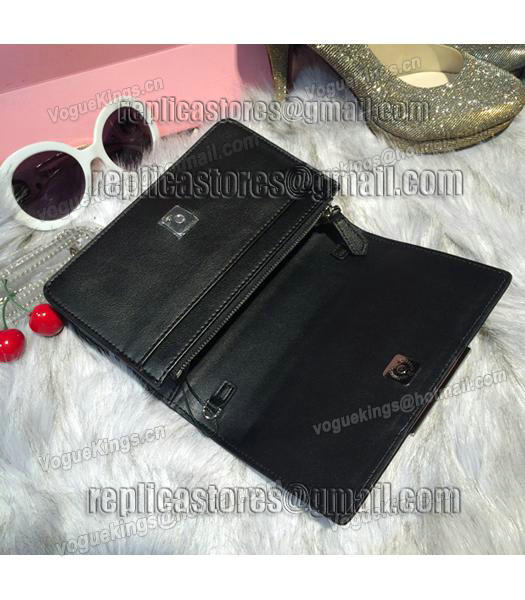 Fendi High-quality Fashion Black Leather Clutch-4