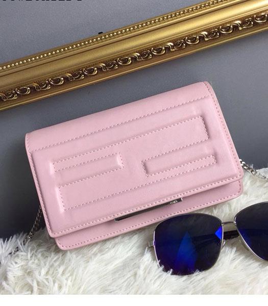 Fendi High-quality Fashion Cherry Pink Leather Clutch