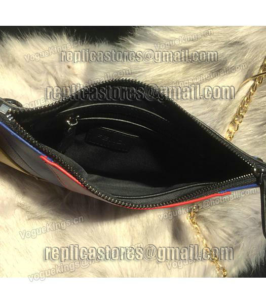 Fendi Hot-sale Fashion Monster Clutch Black/Red Leather-3