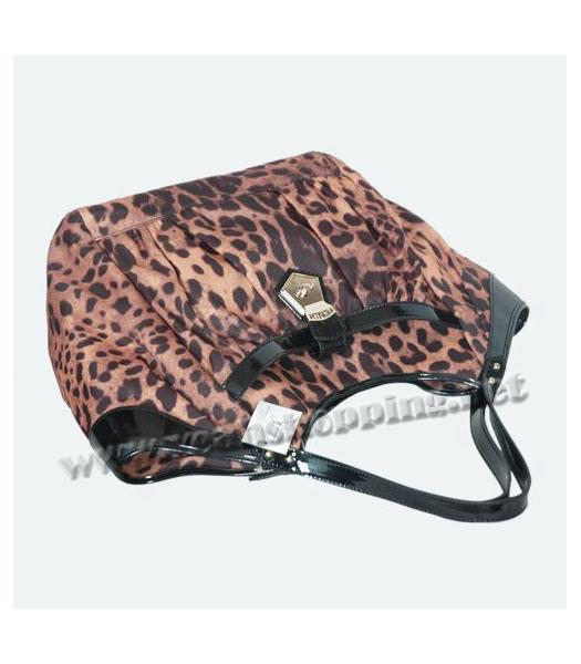 Fendi Large Leopard Pattern Tote Bag Grey-4