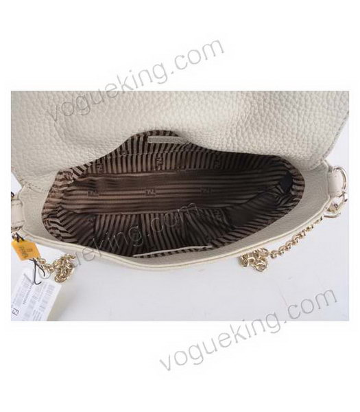 Fendi Mini Pouch Offwhite Calfskin Leather Handbag-5