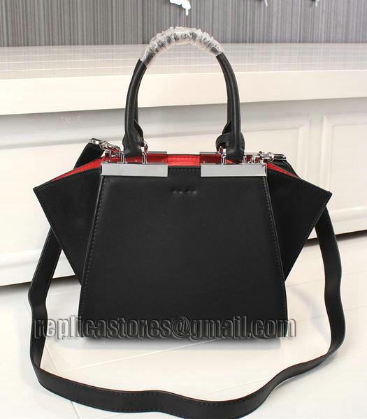 Fendi New Style Mini Black Leather Shoulder Bag-2