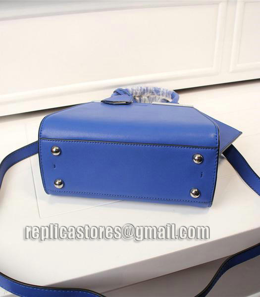 Fendi New Style Mini Blue Leather Shoulder Bag-3