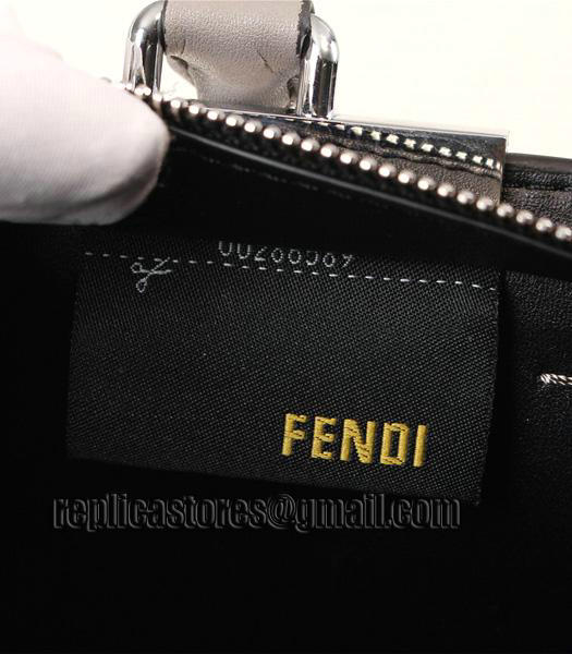 Fendi New Style Mini Grey Leather Shoulder Bag-5