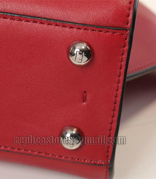 Fendi New Style Mini Red Leather Shoulder Bag-4