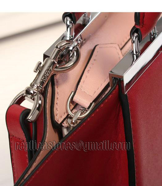 Fendi New Style Mini Red Leather Shoulder Bag-5
