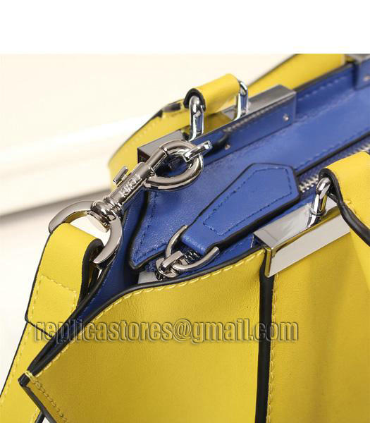 Fendi New Style Mini Yellow Leather Shoulder Bag-5