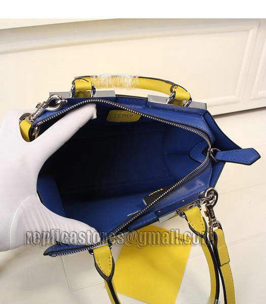 Fendi New Style Mini Yellow Leather Shoulder Bag-6