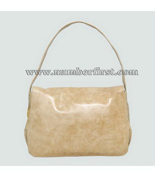 Fendi Offwhite Oil Leather Tote Bag-2