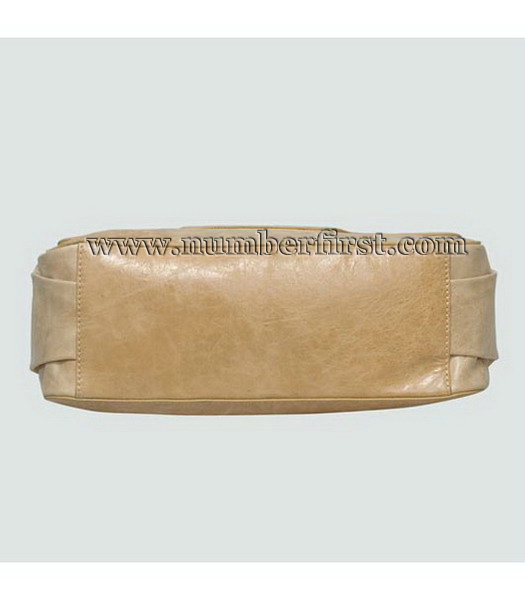 Fendi Offwhite Oil Leather Tote Bag-3