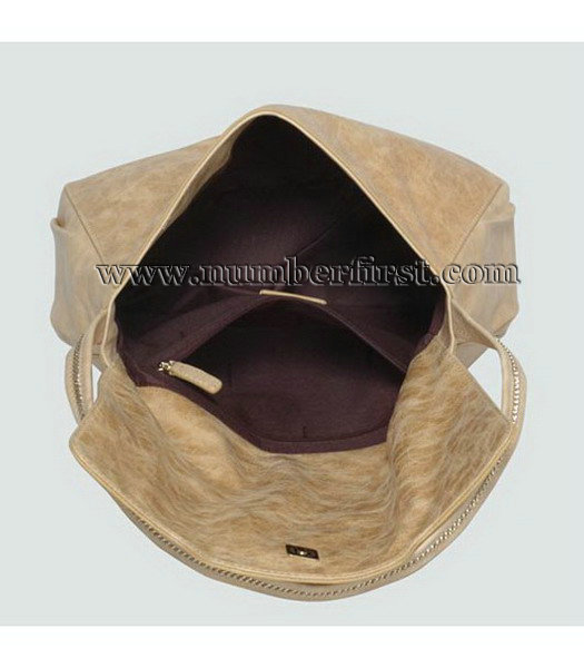 Fendi Offwhite Oil Leather Tote Bag-5
