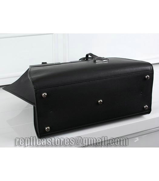 Fendi Original Cow Leather Tote Bag Black-5