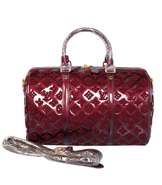 Fendi Red Patent Leather Small Shoulder Bag