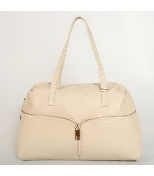 Fendi Replica Designer Fashion Offwhite Leather Handbags
