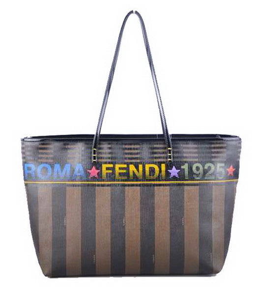 Fendi Roma 1925 limited edition Tote Stripe Waterproof