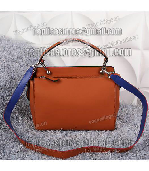 Fendi Selleria Fashion Calfskin Leather Tote Bag 8940 In Earth Yellow-2