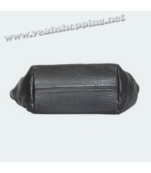 Fendi Sheepskin Leather Bag Black-3