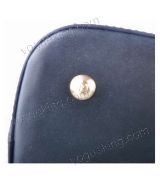 Fendi Silver Stripe Leather Tote Bag -4