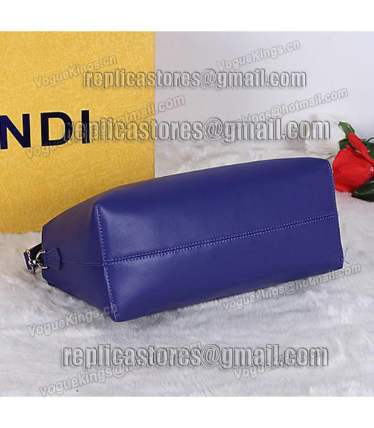 Fendi Top-quality Shoulder Bag 9031 In Sapphire Blue Leather-5
