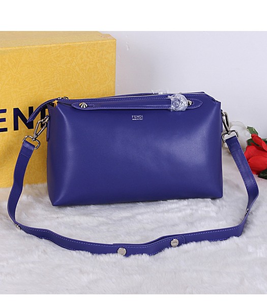 Fendi Top-quality Shoulder Bag 9031 In Sapphire Blue Leather