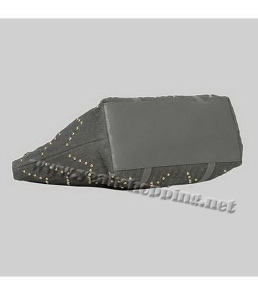 Fendi Tote Bag Grey Scrubing Leather-3