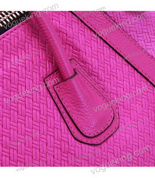 Givenchy Antigona Bag Embossing Weave Leather Peach-5