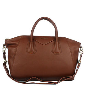 Givenchy Antigona Coffee Litchi Veins Leather Large Bag