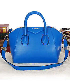 Givenchy Antigona Electric Blue Leather Small Bag