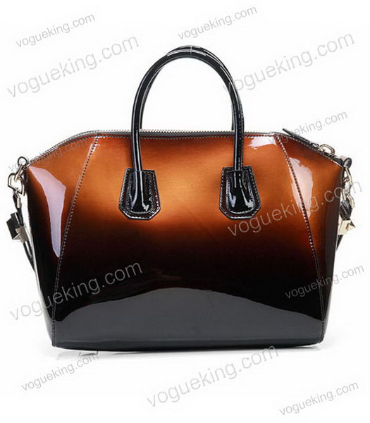 Givenchy Antigona Gradient Leather Bag in CoffeeBlack-2