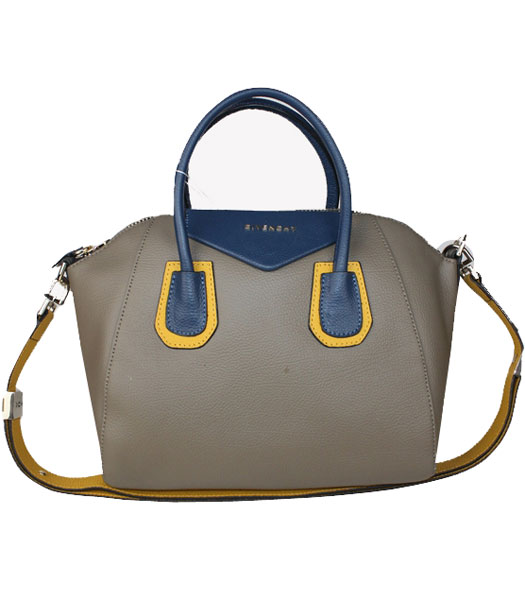 Givenchy Antigona Khaki Clemence Leather Satchel Tote Bag 