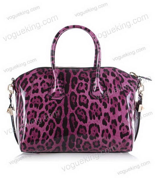 Givenchy Antigona Leopard Print Leather Bag in Pink-2
