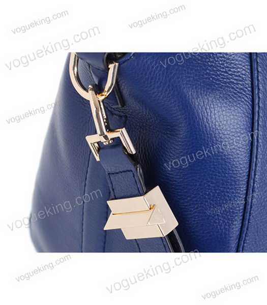 Givenchy Antigona Litchi Veins Leather Bag in Blue-6