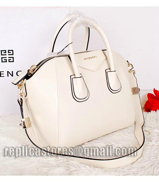 Givenchy Antigona Offwhite Leather Medium Bag-1