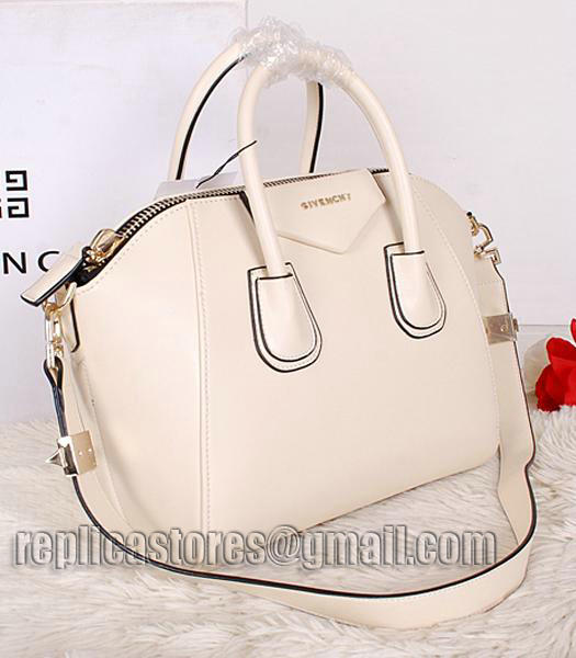 Givenchy Antigona Offwhite Leather Small Bag-1