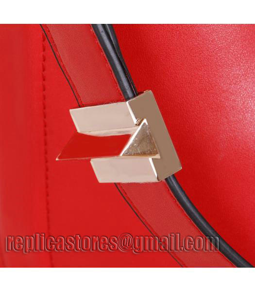 Givenchy Antigona Red Leather Small Bag-6