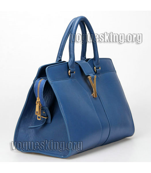 Givenchy Antigona Tote Handbag In Black/Blue Plain Leather-2