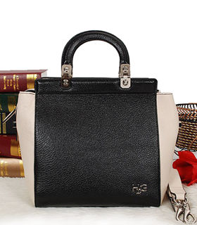 Givenchy Black Calfskin Leather Top Handle Bag