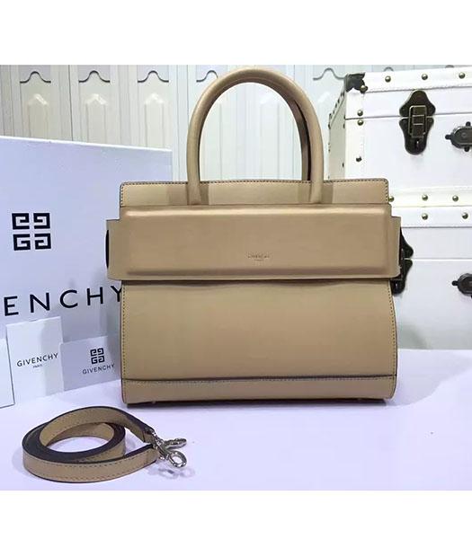 Givenchy Horizon 28cm Beige Leather Top Handle Bag