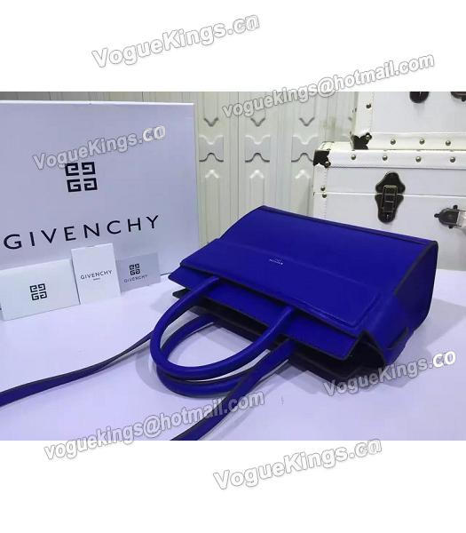 Givenchy Horizon 28cm Blue Leather Top Handle Bag-4