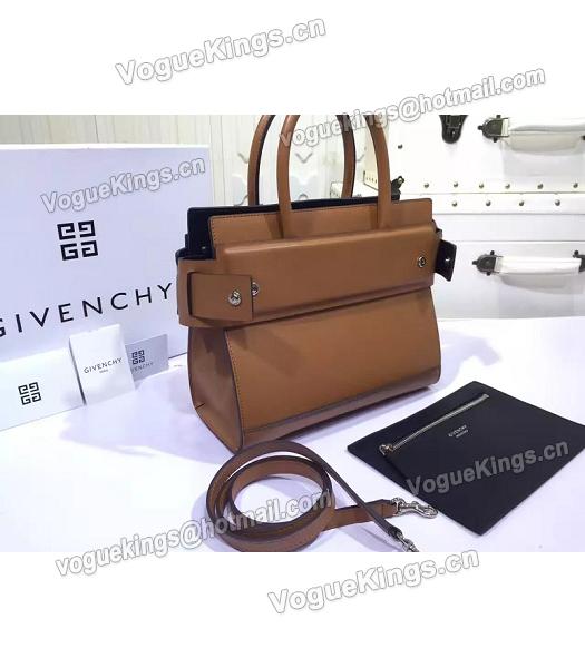 Givenchy Horizon 28cm Coffee Leather Top Handle Bag-3