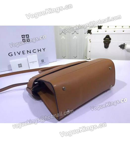Givenchy Horizon 28cm Coffee Leather Top Handle Bag-5