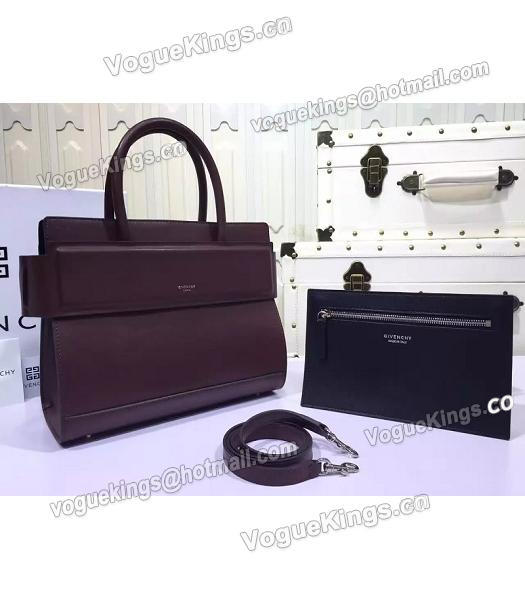 Givenchy Horizon 28cm Jujube Red Leather Top Handle Bag-1
