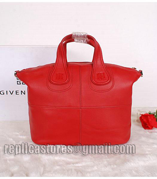 Givenchy Red Original Leather Designer Bag Medium Bag-2