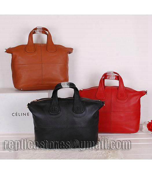 Givenchy Red Original Leather Designer Bag Medium Bag-7