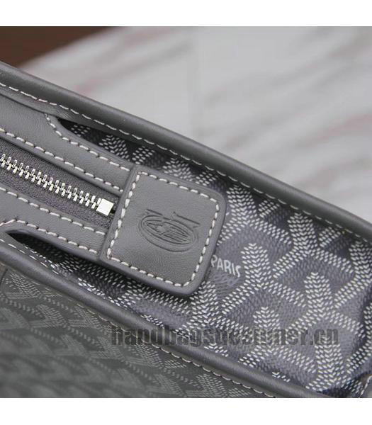 Goyard Original Zippy Cosmetic Bag Clutch Dark Grey-5