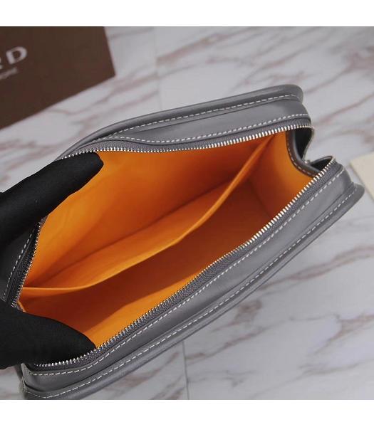 Goyard Original Zippy Cosmetic Bag Clutch Dark Grey-8