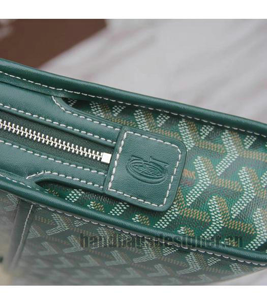 Goyard Original Zippy Cosmetic Bag Clutch Green-5
