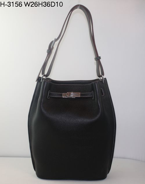 Hermes 2010 Collection Long Handbag in Balck