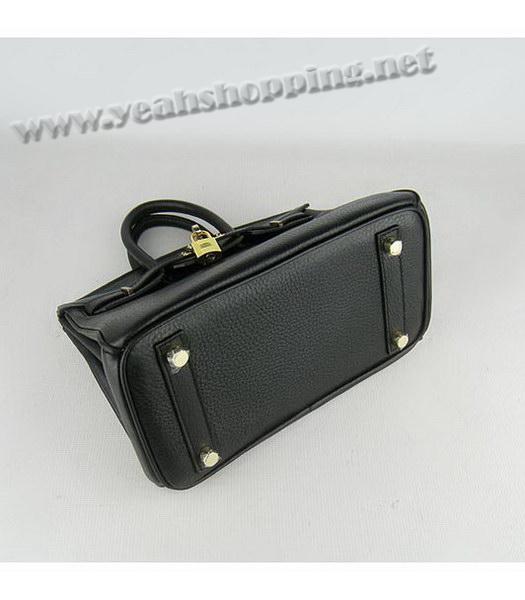 Hermes Birkin 25cm Black Togo Leather Golden Metal-4