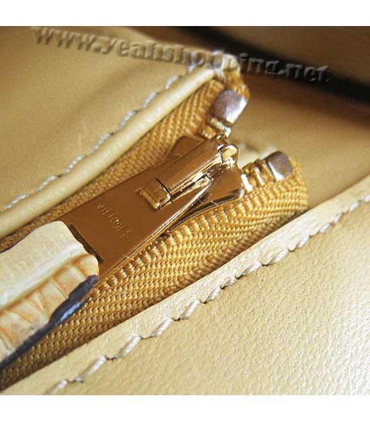 Hermes Birkin 35cm Bag Yellow Croc Veins Leather Golden Metal-7
